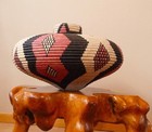 Superb Zulu Isichumo Basket By Master Weaver Beauty Ngxongo  2025  - 19 wx11 5 h