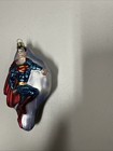 Superman Blown Glass Christmas Tree Ornament 2003 Kurt Adler