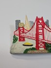 San Francisco Travel Souvenir Fridge Magnet California Golden Gate Bridge 3-d