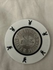 Casino Chip  25 Playboy Club International Silver Jubilee Rare
