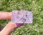 Amethyst Raw Stone Geode Ring  Large Chunky Crystal Ring Size 7  Msrp   195 00