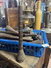 Lot Of 10 Bobbins Spools  8 3 4    Spindles Vintage Wooden Quills