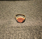 Ancient Roman Bronze Signet Ring 1st-2nd Century Ad Size 7 Us Authentic