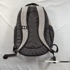 Under Armour Hustle 4 0 Unisex Backpack Heather Gray Black School Laptop Bag