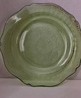 Set Of 2 Vintage Federal Depression Glass 9    Plates 