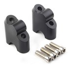 Handlebar Clamp Riser For Suzuki V-strom Dl 650xt 2015-2020 Dl 1000 02-17 Black