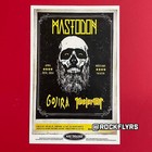 Mastodon   Gojira 2014 Concert Promo 11x17  Street Poster  Portland Or