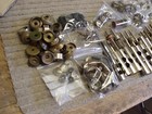 Vintage Large Lot Of Trumpet  cornet Valves  Caps Tops Bottoms Etc Luthiers Lot