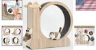 4-in-1 Cat Exercise Wheel  Natural Wood