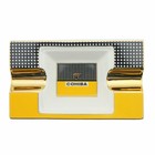 Cigar Ashtray Cigar Gadgets Ceramic Cigar Holder Rectangle Ash 2 Slot Outdoor
