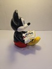 Vintage Disney Ceramic Mickey Mouse Sitting Reading Figurine Read