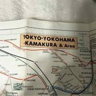 Tokyo And Yokohama Japan 1986 Vintage Map Bx