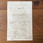 Mail Letter Of Succession 1843 Handwritten 19th Century