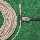32 Ft Flor Cuero Crudo Soga Fina Rawhide Leather Rope