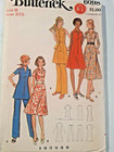 Butterick 6098 Dress Tunic Top Pants Sewing Pattern Ladies 8 Vtg 70 s Uc A Line