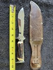 Vintage Ern Wald Salingen Knife Made  Germany Rostfrei Stag 6  Blade