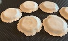    Antique Victorian   Asian Inspired   Porcelain Butter Pats   Set Of 6   