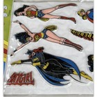 Vintage 1979 Dc Comic Super Heroes Puffy Stickers Wonder Woman Supergirl Batgirl