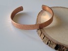 Pure Raw Genuine Copper Cuff Bracelet Blanks 3 8  Wide Hammered Diy Bracelet