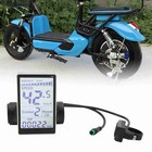 Upgrade Your E-bike  Lcd Display 5-pin 24-60v With Speed  Battery   Trip Monitor