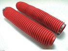 Emgo Fork Boots - Red  34 Pleats  43mm X 380mm  Pair
