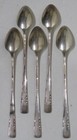 Proposal Pattern 1881 Rogers oneida  Silverplate 5 Iced Tea Spoons Uu