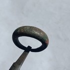 A Genuine Rare Ancient Viking Ring Silvred Twisted Artifact Authentic Antique