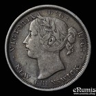 Canada  New Brunswick  Victoria  20 Cents 1864  Toned  Vf 