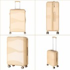 28in Modern Trolley Suitcase Set Abs Travel Luggage Bag Spinner Wheels Tsa Lock