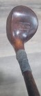 Antique Vintage Spalding Fire Brand Torch Hickory Wood Shaft Golf Club Brassie