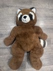 Mervyns Floppy Friends Raccoon Plush 28  Large Stuffed Animal Vintage Brown