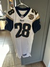 St  Louis Rams Marshall Faulk Game team Issues Jersey With 10 Yr  Anniversary