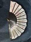 Vintage Seville Spain Hand Fan Gold Designs  Souvenir