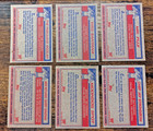 1985 Topps Wwf Cards Lot Of 6 Iron Sheik Lou Albano Beefcake Vintage Wwe Raw