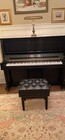 Steinway K52 Upright Satin Polish 52  Piano  3 Yrs New  Steinway Bench  Perfect 