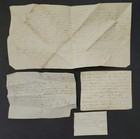 1840s Antique Stampless Cover Letters North Scituate Ri Lucy L Smith Lot Barnes