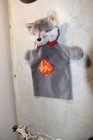 Vintage German Steiff Hand Puppet 1970s--wolf Still Tagged