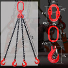 6 Ton 4 Leg Chain Sling 5 16    5 Ft  G80 Alloy Steel 4 Way Chain Slings Quadruple