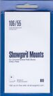 40 Showgard Black Quality Stamp Mounts 106 55mm Us 3c   4c Commemorative Blocks