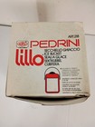 Vtg 90s Deadstock Pedrini Lillo Ice Bucket Yellow White New Old Stock Italy Made