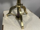 Vintage Brass Telescope On Tripod Stand Antique Nautical Maritime Scope Decor