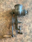 Antique Lf c Universal No  1 Food Chopper Meat Grinder Hand Crank Wood Handle