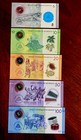 Lot Set Of 5 Nicaragua 5-10-20-50-100 Cordobas Unc Banknotes 2019-21 Polymer