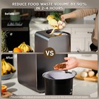 Airthereal Revive Electric Kitchen Composter  Sharksden Tri-blade  Turn Food Was
