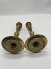 2 Matching Vintage Brass Candlestick Holders 7  Japan
