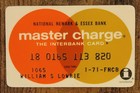 Vintage Master Charge Credit Card With Directory Booklet Expired 1971