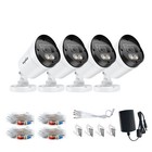 Sannce Hd 1080p Full Color Night Vision Cctv 2mp Security Camera System Outdoor