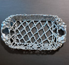 Arthur Court 1998 Grape Vine Metal Casserole Holder Basket Platter Tray Signed