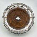 Pair Crested Bottle Coasters Old Sheffield Plate William Iv C1830 Vernon Family