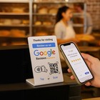 Nfc Tap Google Review Stand - Boost Customer 4 13 x2 75  - 1 Pack  White 